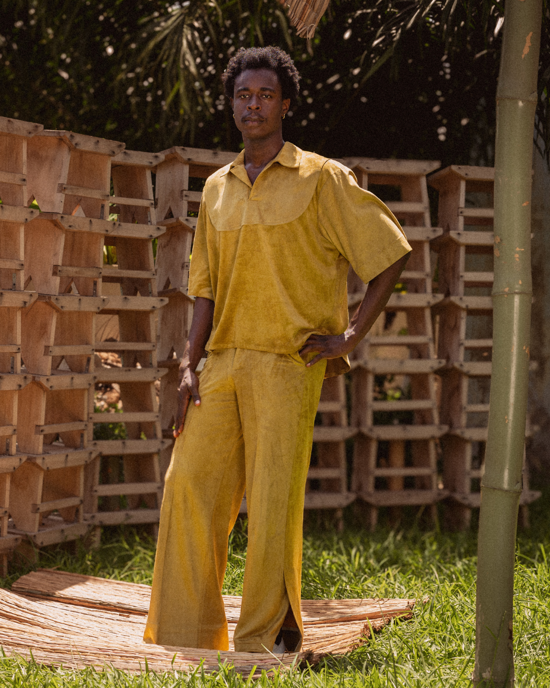 saffron set in the Ajabeng lookbook